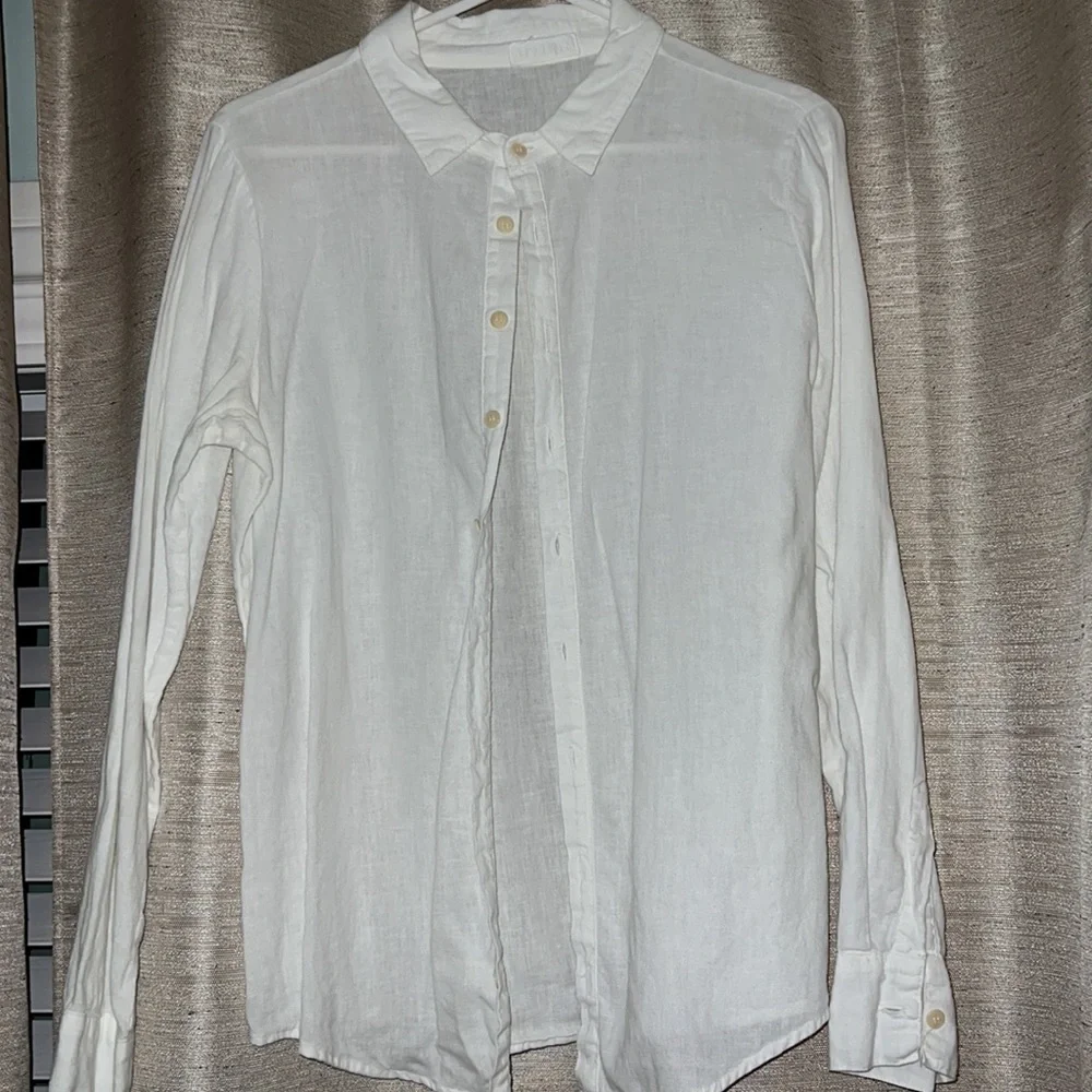 CP Shades Cotton Button Down Shirt Blouse Size Small - Picture 2 of 5